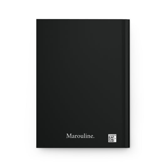 Hardcover Journal — "Chic Ideas" - Black Notebook