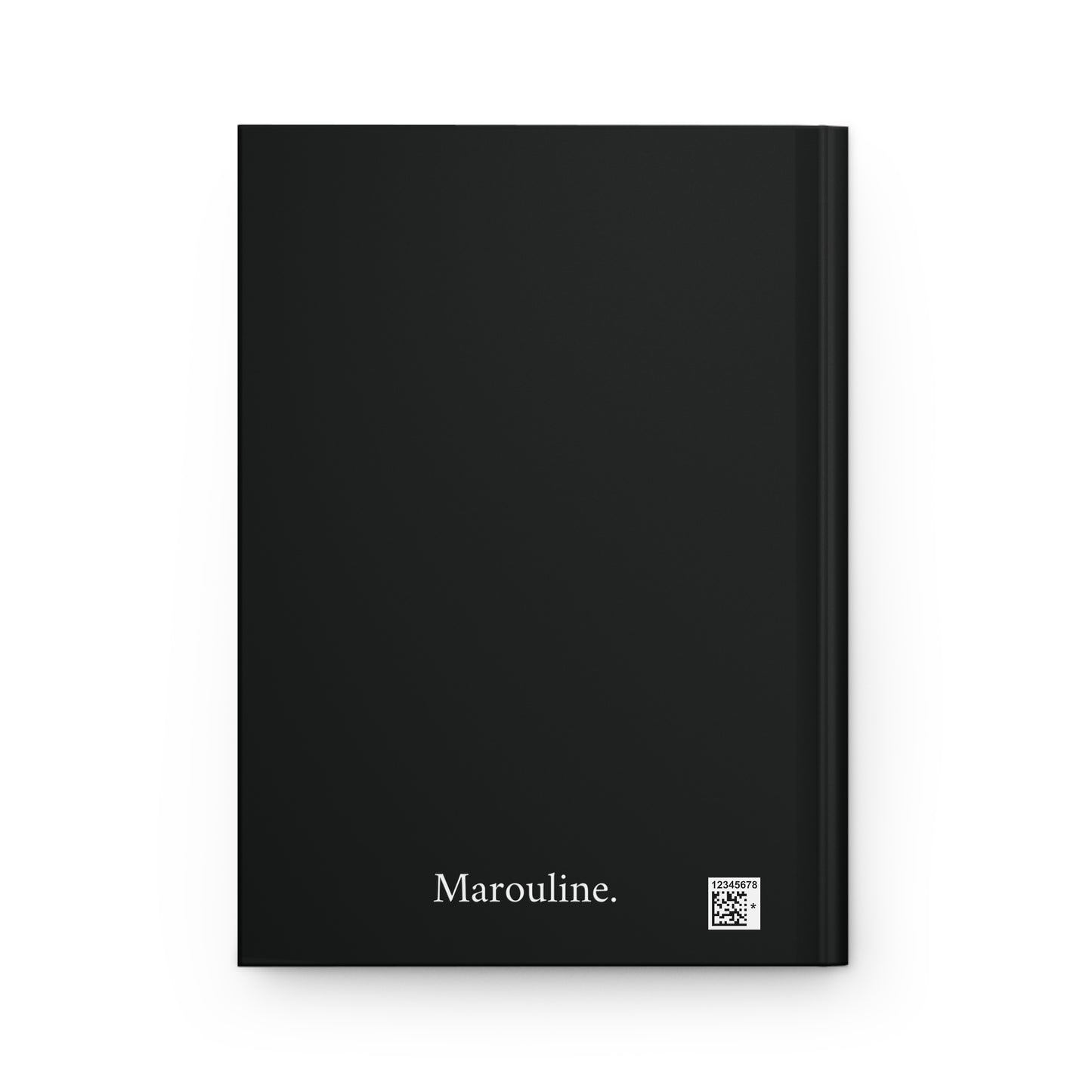 Hardcover Journal — "Chic Ideas" - Black Notebook